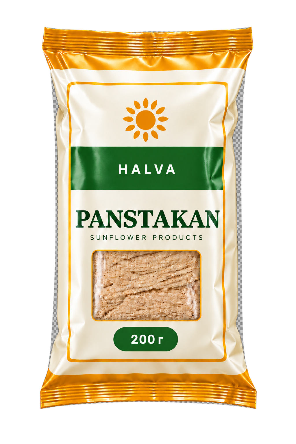 Соняшникова халва PANSTAKAN, фасування 200 г